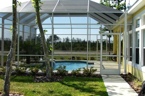 High-Quality Pool Screen Enclosure Providing Sun Safety in Orlando, FL