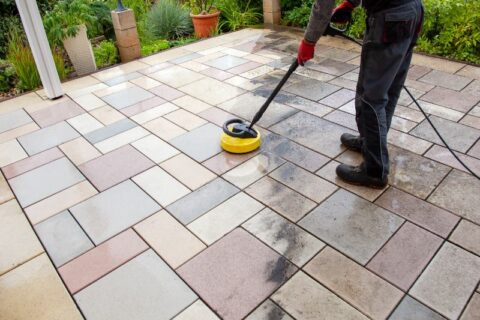 Cleaning Patio Quickly and Easily by ED Aluminum Construction in Orlando, FL